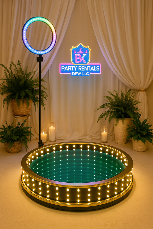 360 Infinity Mirror Photo Booth (4hrs)