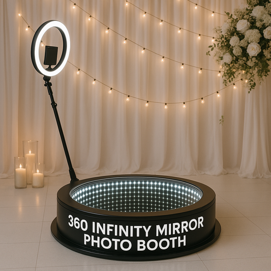 360 Infinity Mirror Photo Booth (4hrs)